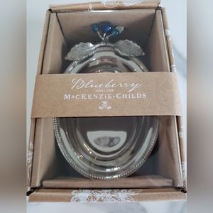 MacKenzie-Childs small silver dish